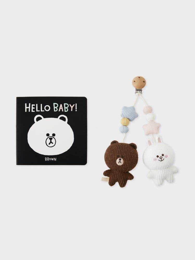 라인프렌즈 브라운코니 모빌 인형 초점책 선물 세트 - Customer Photo From 김**