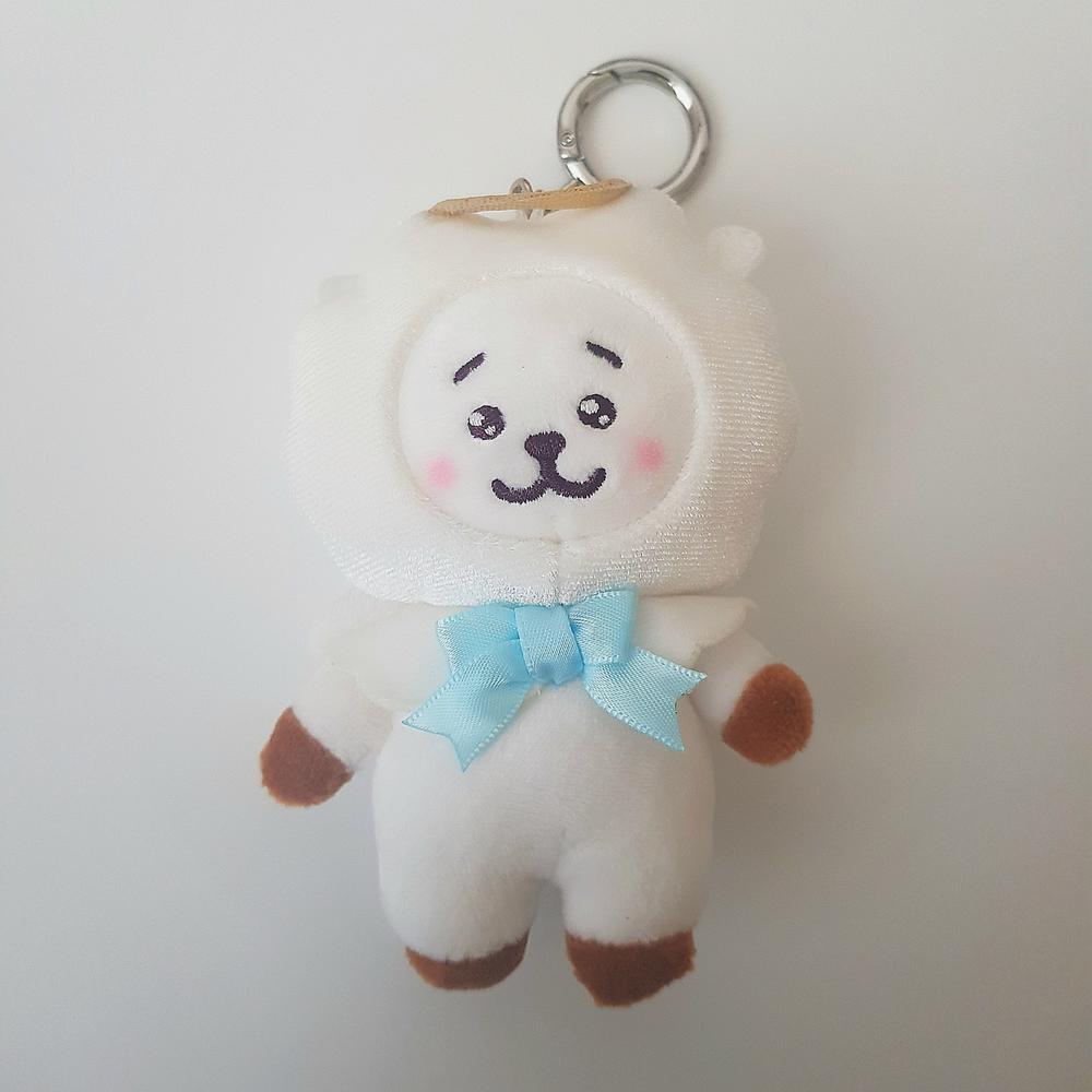 アイドル BT21 ANGEL&VILLAIN Plush Doll Keyring RJ BT21 RJ ANGEL PLUSH KEYRING ANGEL & VILLAIN – LINE FRIENDS