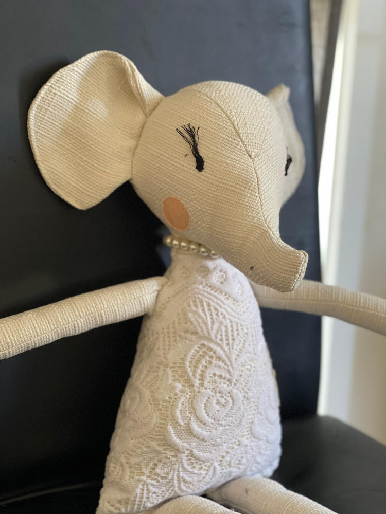Elle Elephant 18" Stuffie Animal Pattern - Customer Photo From Genevieve 