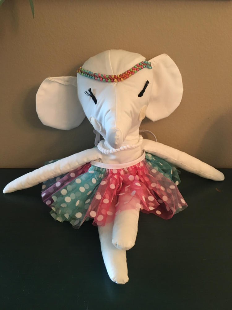 Elle Elephant 18" Stuffie Animal Pattern - Customer Photo From Christine Matson
