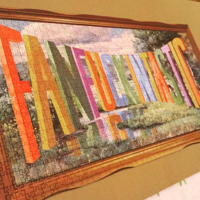 Fanfuckintastic | 1,000 Piece Jigsaw Puzzle - Customer Photo From Jordan M.