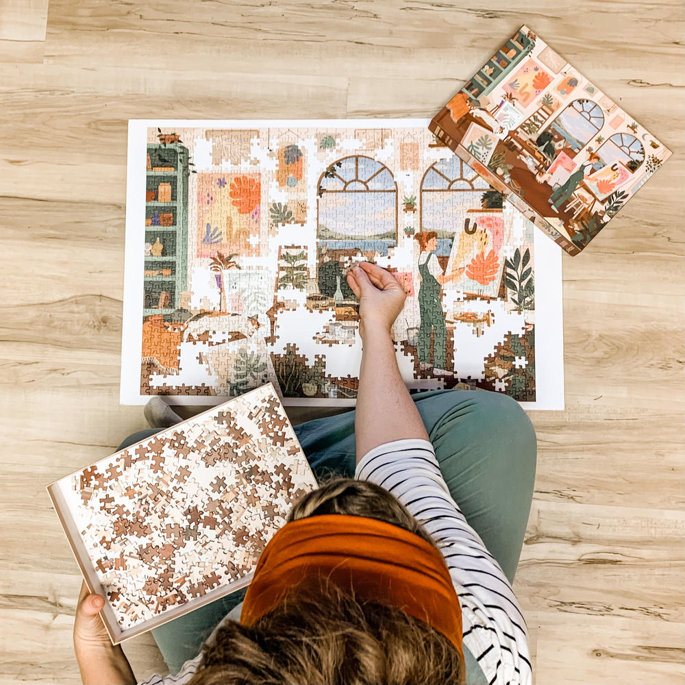 Creative Studio | 1,000 Piece Jigsaw Puzzle - Customer Photo From Jessa