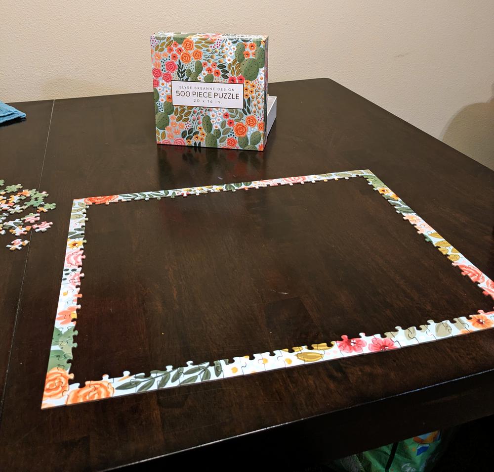 Cactus Blooms | 500 Piece Jigsaw Puzzle - Customer Photo From EJ