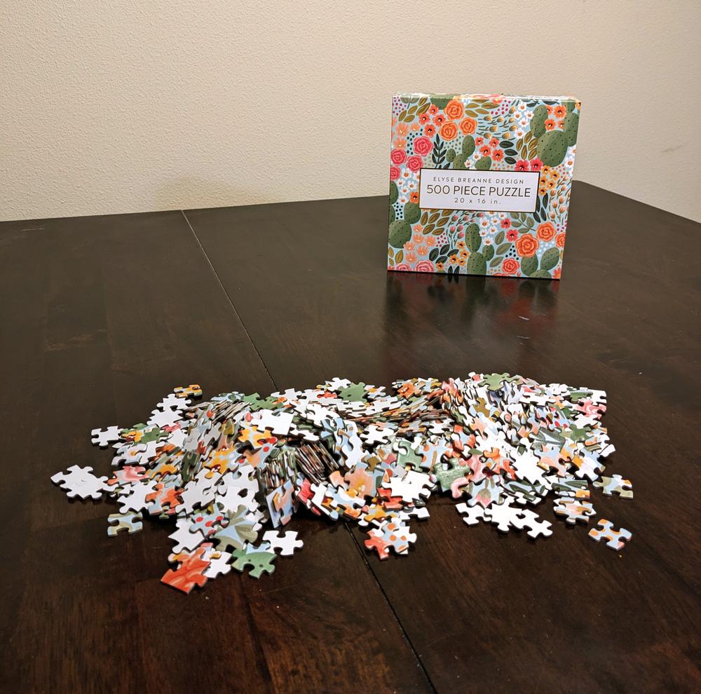 Cactus Blooms | 500 Piece Jigsaw Puzzle - Customer Photo From EJ