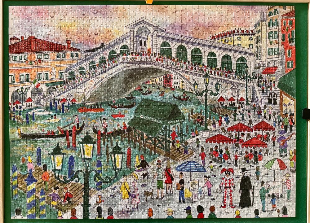 Michael Storrings Venice | 1,500 Piece Jigsaw Puzzle - Customer Photo From Jamee Jenkins