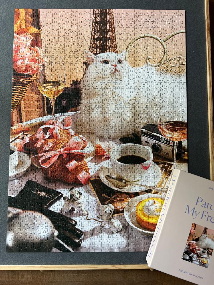 Pardon My French | 1,000 Piece Jigsaw Puzzle - Customer Photo From Amy