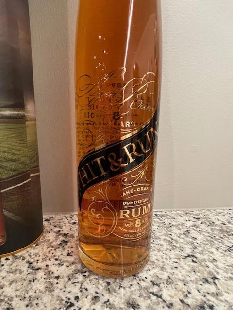 HIT AND RUN HAND CRAFTED DOMINICAN 8 YEARS RUM - Customer Photo From Dan Hedrick