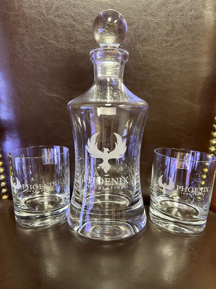 Marquis Hourglass Decanter - Customer Photo From Jared Grein