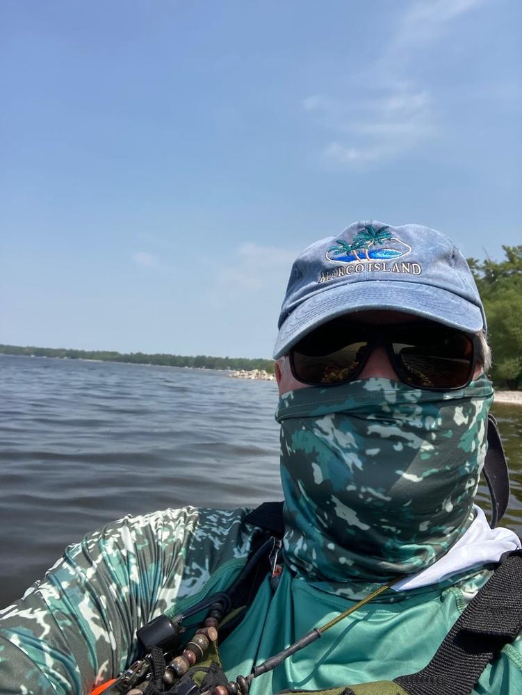 HELIOS Hooded Fishing Shirts with Gaiter - Customer Photo From Bob D.