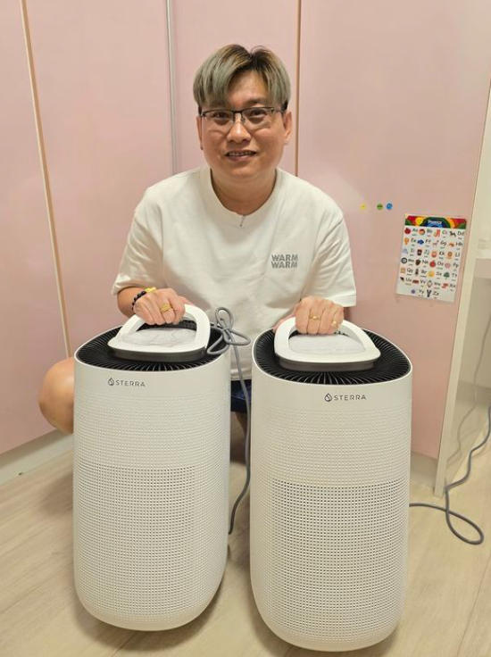 Sterra Breeze™ True HEPA-13 Air Purifier - Customer Photo From Chua Boon H