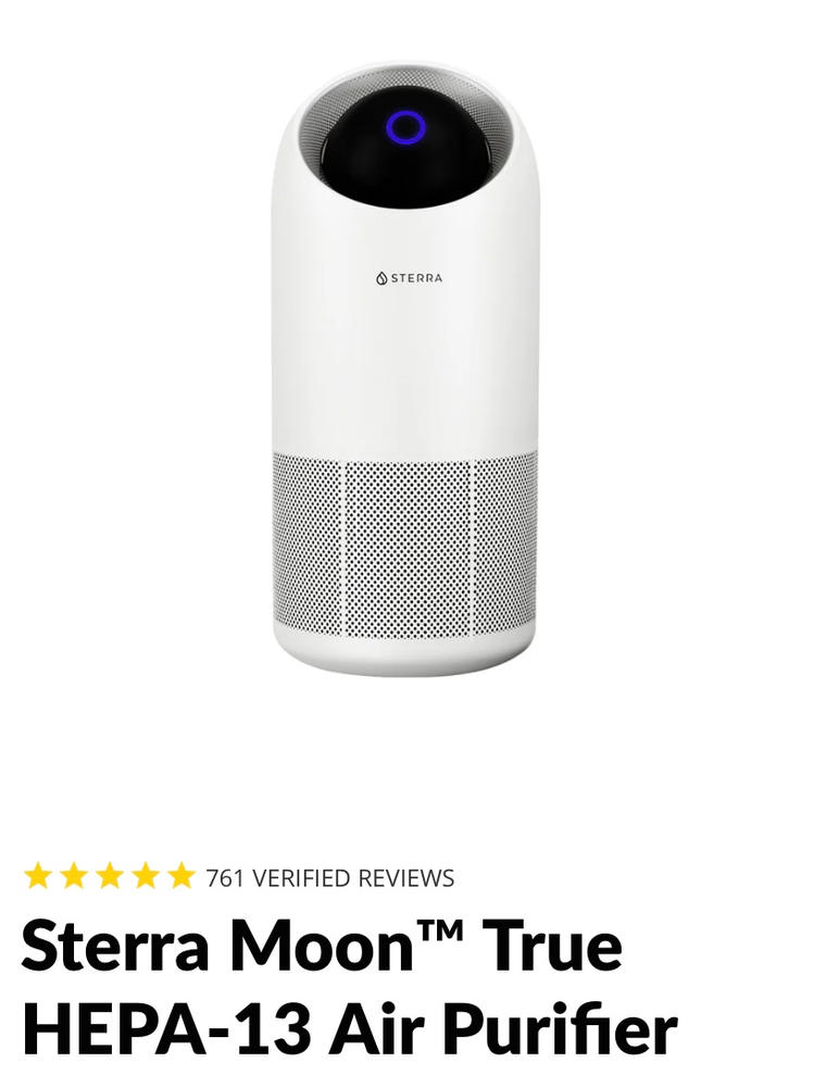 Sterra Breeze™ True HEPA-13 Air Purifier - Customer Photo From Ang Molly