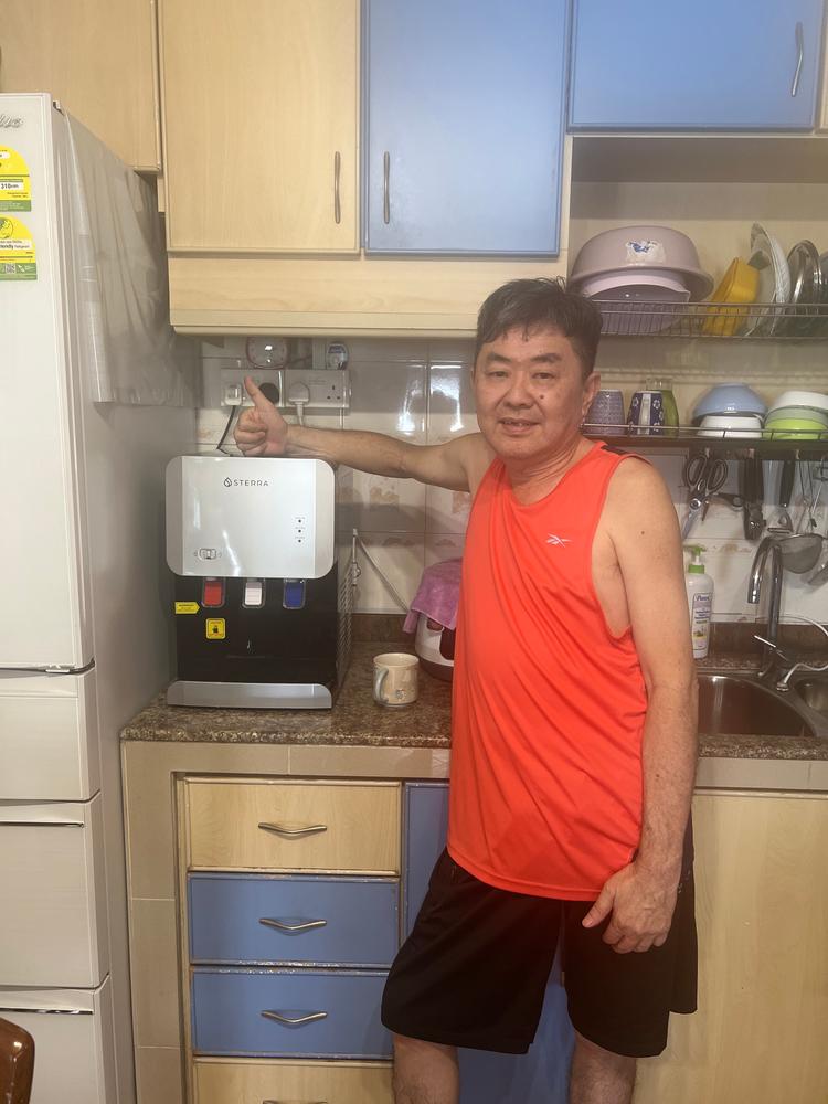 Sterra Y™ Tank Tabletop Hot & Cold Water Purifier - Customer Photo From Lim sow meng