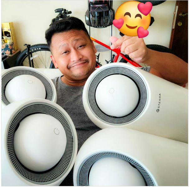 Sterra Moon™ True HEPA-13 Air Purifier - Customer Photo From Erwin Canete