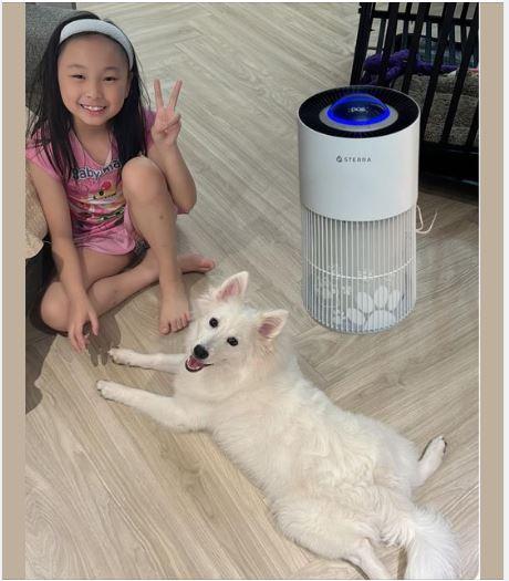 Sterra Paws™ True HEPA-14 Pet Air Purifier - Customer Photo From Evelyn