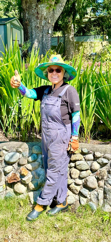 Farmers Defense Straw Hat - Sea-Weed - Customer Photo From Connie Copeland