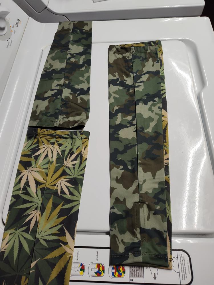 Protection Sleeves - Green Camo - Customer Photo From Terry Stafford Sr