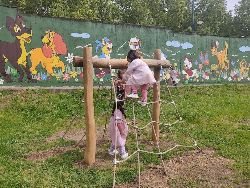 Red de escalada infantil Robinia uso público - Customer Photo From Salesianos Deusto 