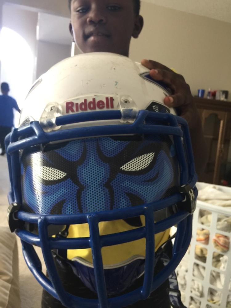 customized visors football helmets Champ Bailey Custom Visor for Any Full Size Riddell Helmet (Universal Coach's Collectibles free installation Pink Dope Football Visors Custom