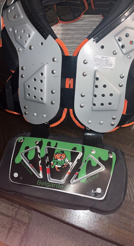 Make Your Own Custom Football Back Plate Decal (Back Plate Not Included)