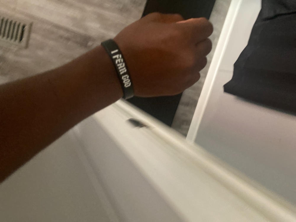I Fear God Motivational Wristband