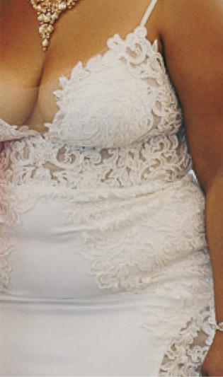 Esmee White Lace Bridal Gown - Customer Photo From Mani 