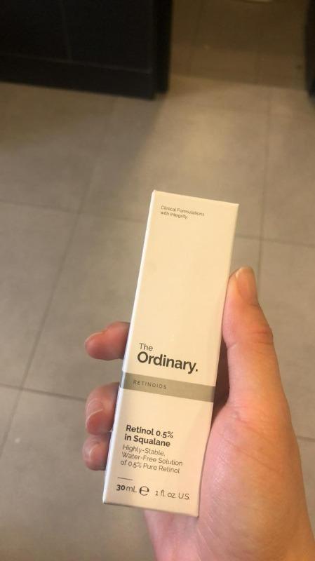 The Ordinary Retinol 0.5% in Squalane 30ml - Customer Photo From akfyuen