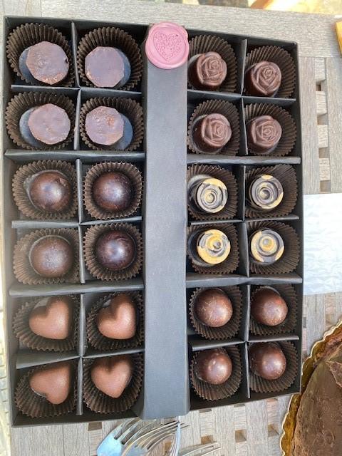 24-pc vegan chocolate bonbon box - Customer Photo From Lisa