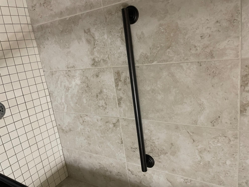 Designer Grab Bar MODERN | Aged Bronze - Customer Photo From Anonymous