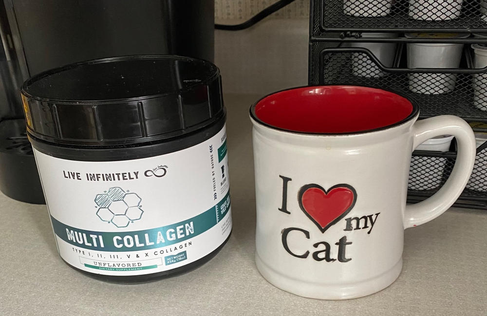 Multi Collagen Protein Powder Type I, II, III, V & X Collagen - Customer Photo From Cynthia Patterson