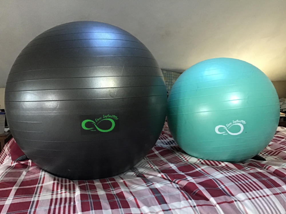 Live Infinitely Exercise Ball Extra Thick Workout Pregnancy Ball