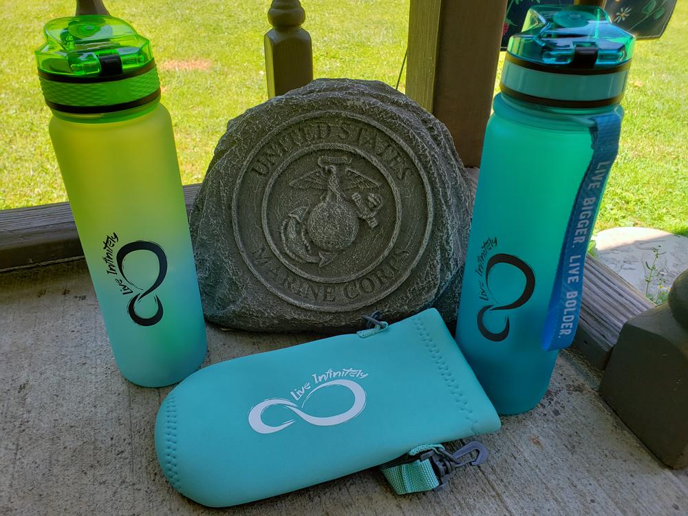 Universal Water Bottle Carrier - Customer Photo From Lori