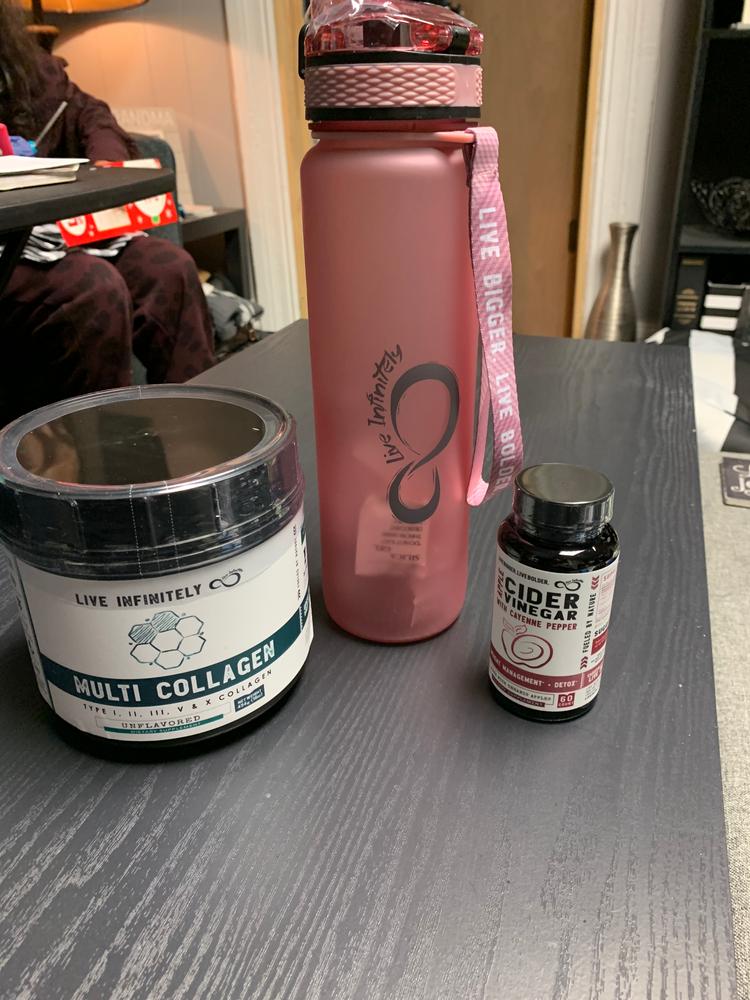 Detox Bundle with FREE Sports Bottle - Customer Photo From Chelsea