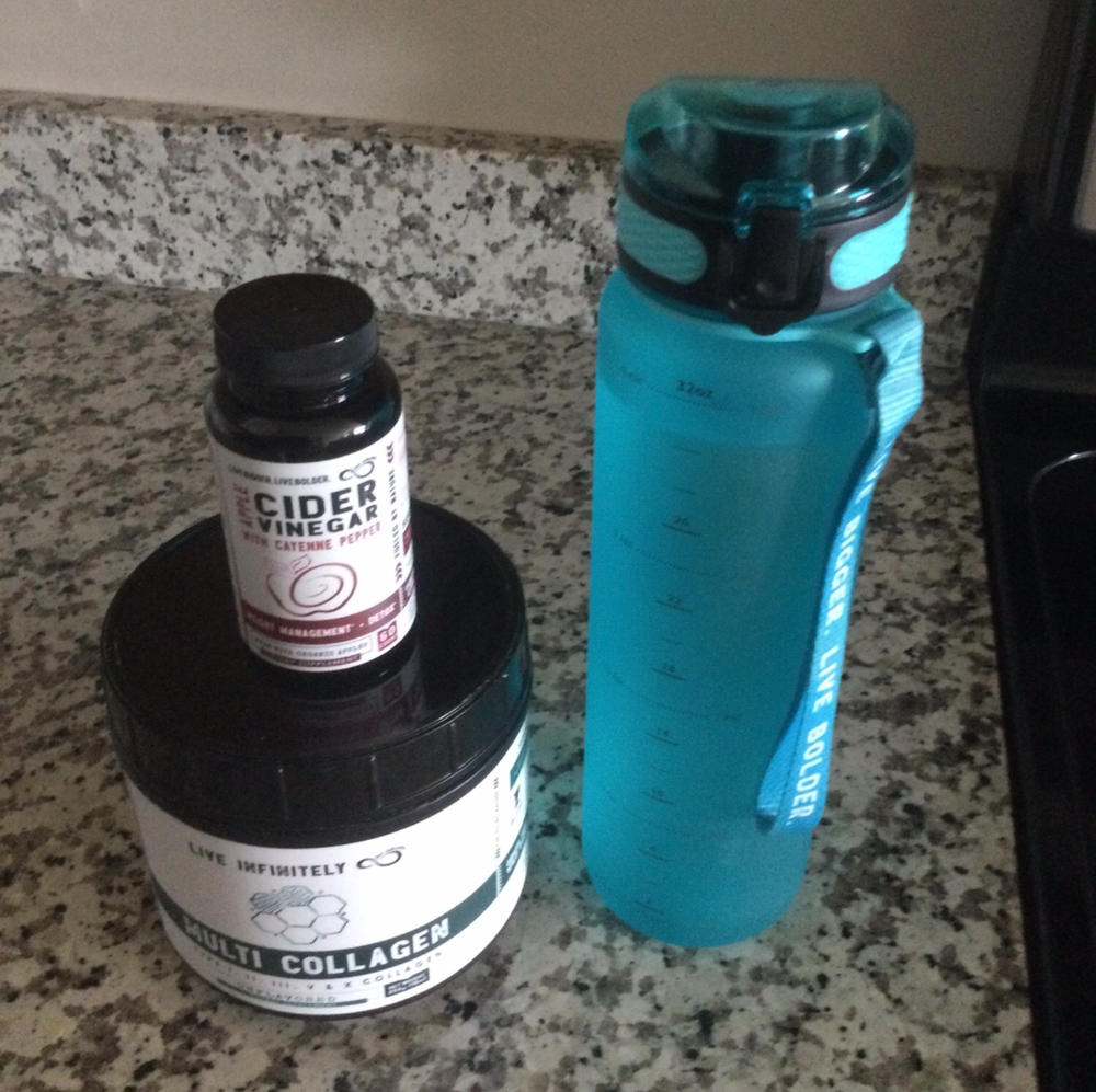 Detox Bundle with FREE Sports Bottle - Customer Photo From Teresa Harlow