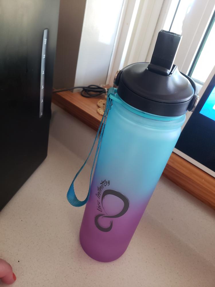Live Infinitely Straw Lid Black - Compatible with 34oz and 24oz bottles - Customer Photo From Britney 