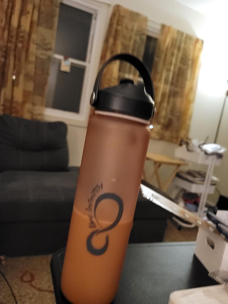 Live Infinitely Straw Lid Black - Compatible with 34oz and 24oz bottles - Customer Photo From Peggy Mcclelland