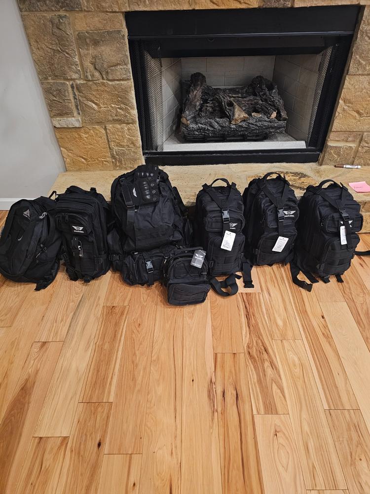 50L Backpack Daypack w/ 3 MOLLE Bags Large Military Style Outdoor Stealth Angel Survival 3M50 - Customer Photo From Michael Holman