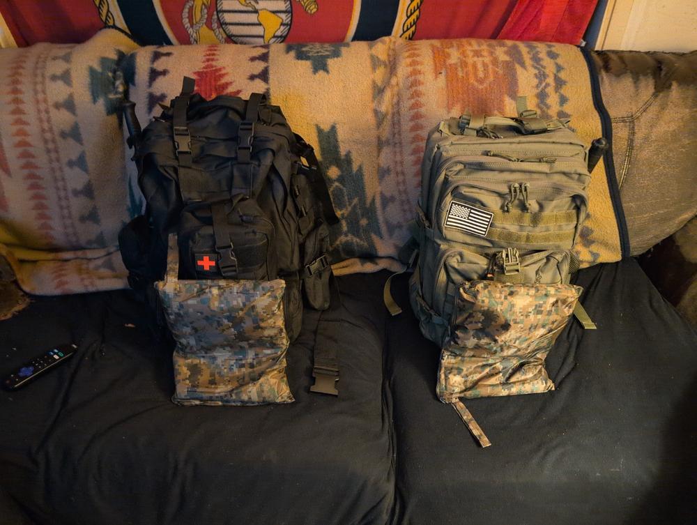 Military Style Hooded Rain Poncho & Multi-Purpose Waterproof Shelter / Tent / Picnic Mat Stealth Angel Survival SA-RC1 - Customer Photo From Michael Barker