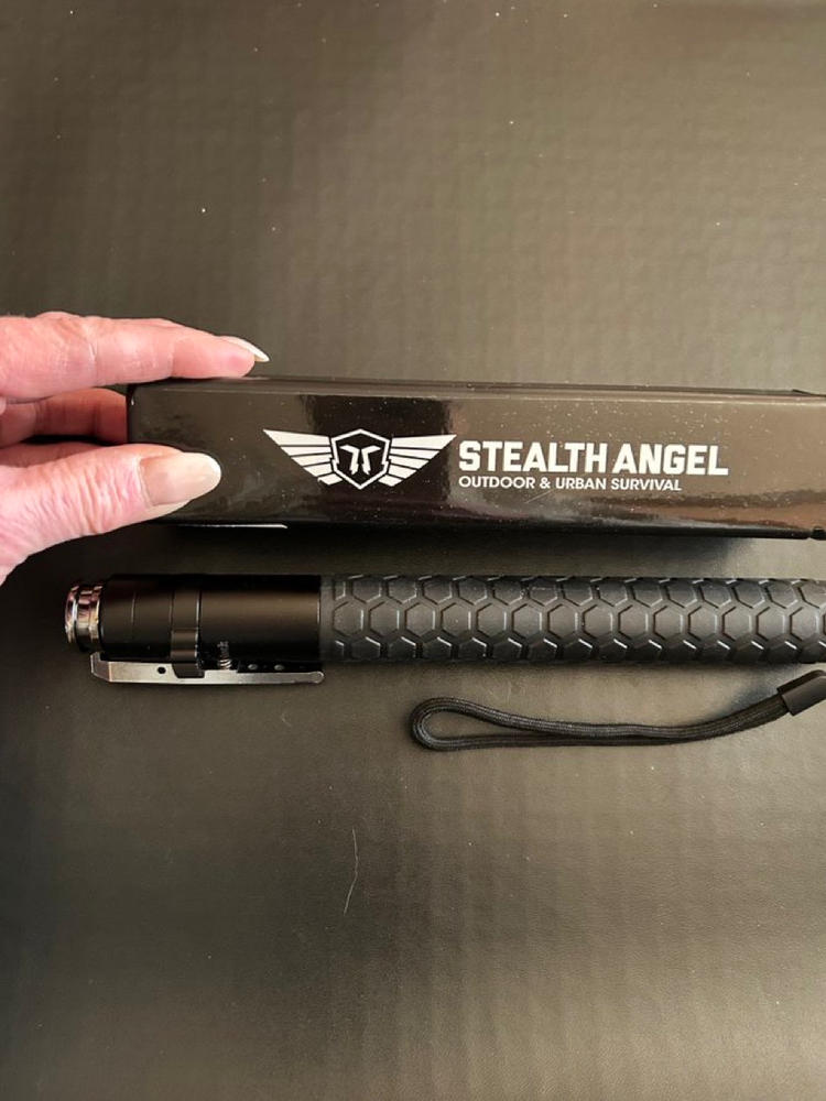 Self Defense Stick Pro Retractable for Walking Hiking Stealth Angel Survival - Customer Photo From Frances Newsom