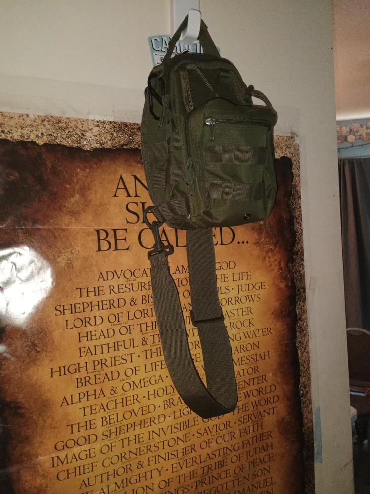 Shoulder Sling Backpack Military Style Outdoor Compact Stealth Angel Survival - Customer Photo From Delmar Mark Tyler