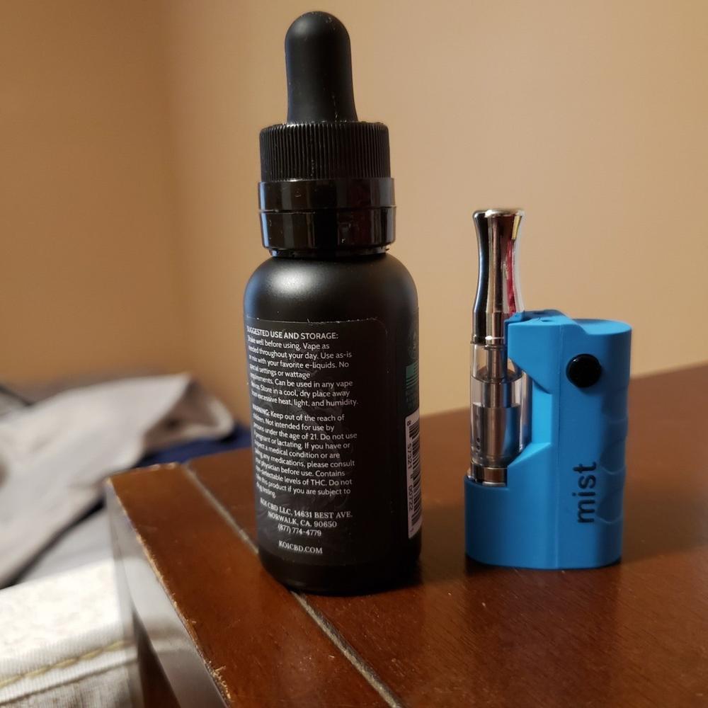 CBD Mist Vaporizer (Choose Color) Works with any CBD Vape Oil - Customer Photo From Amanda S.