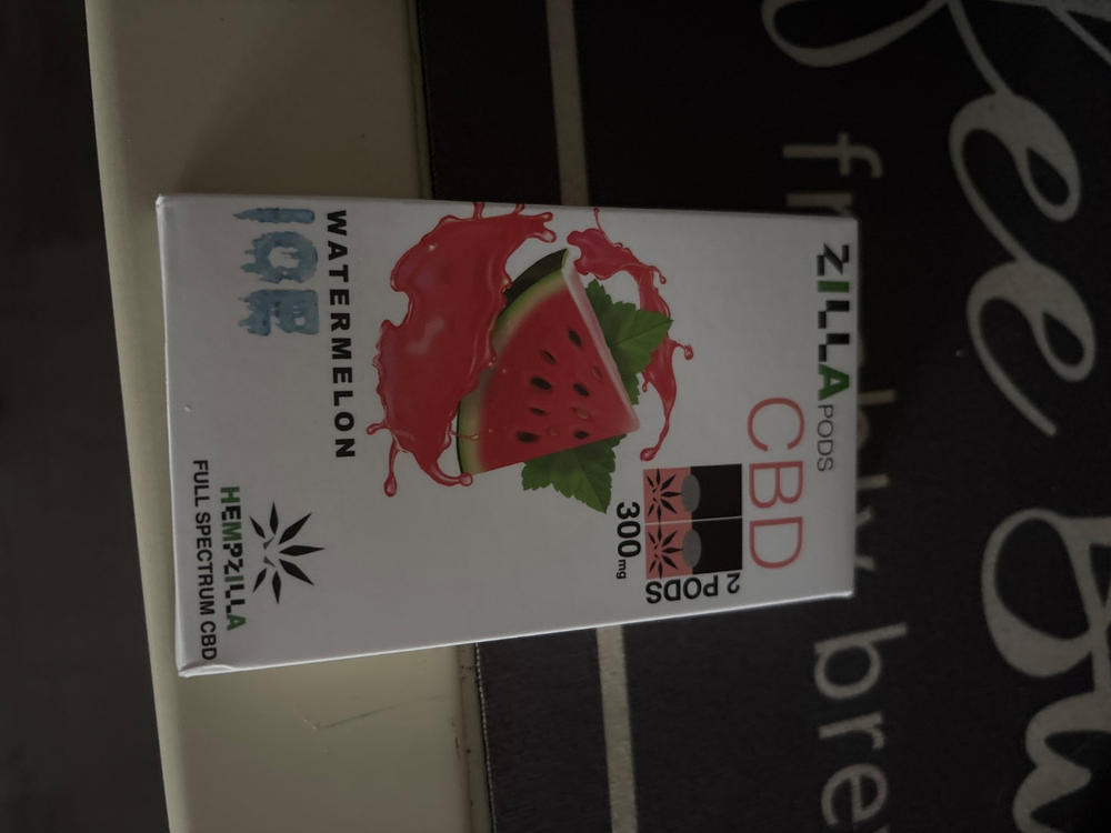 Hempzilla CBD Juul Compatible Pods 300mg 2-Pack - Berry Wild Gelato - Customer Photo From Donna Chapon