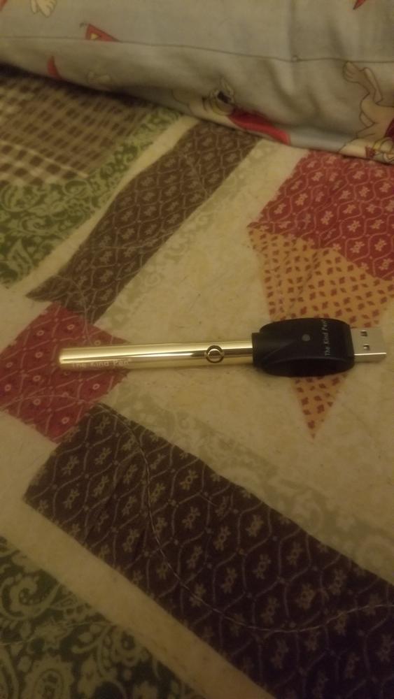 Kind Pen 510 Battery and Charger-Variable Voltage (Choose Color) CARTRIDGE OPTIONAL WORKS WITH ANY CARTRIDGE OR VAPE - Customer Photo From James R.
