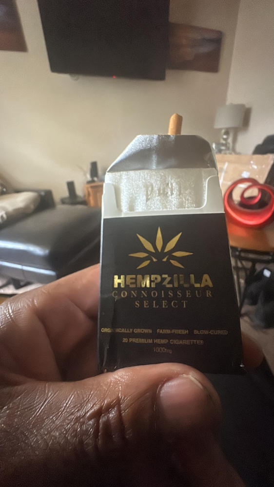 Hempzilla CBD Hemp Cigarettes (20 per pack) 1000mg Total - Customer Photo From James Reid JR