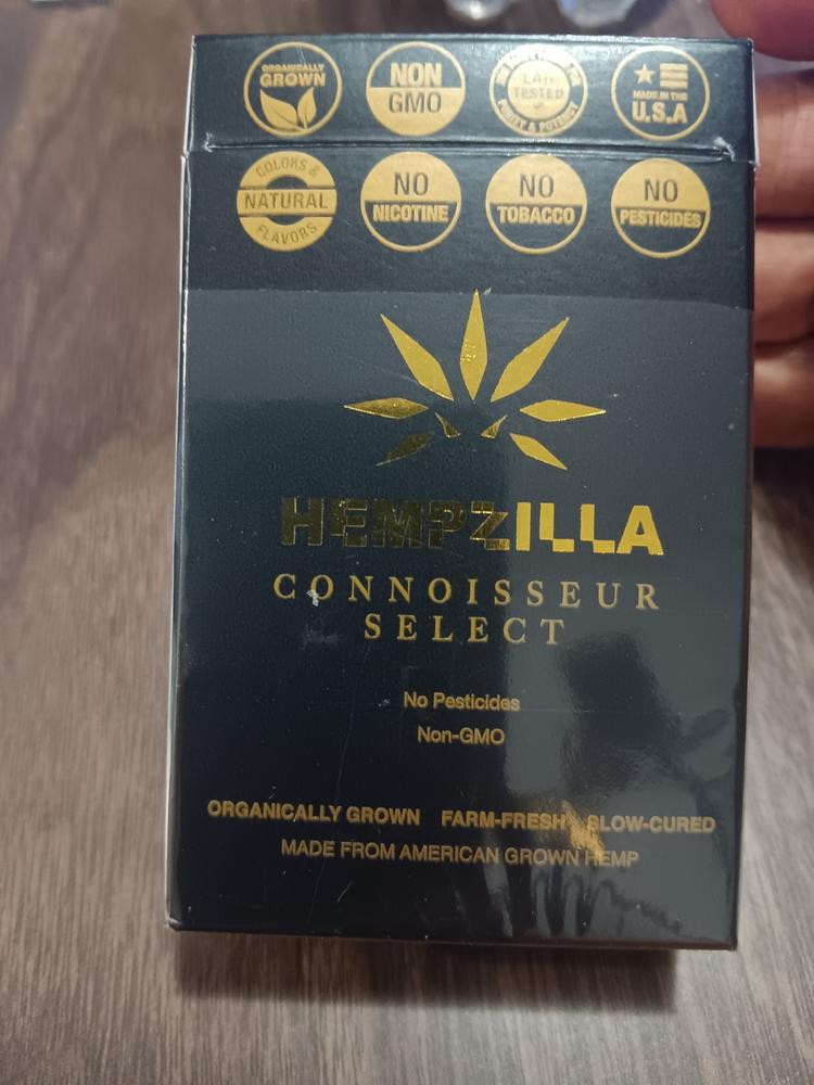 Hempzilla CBD Hemp Cigarettes (20 per pack) 1000mg Total - Customer Photo From Vivian McBroom
