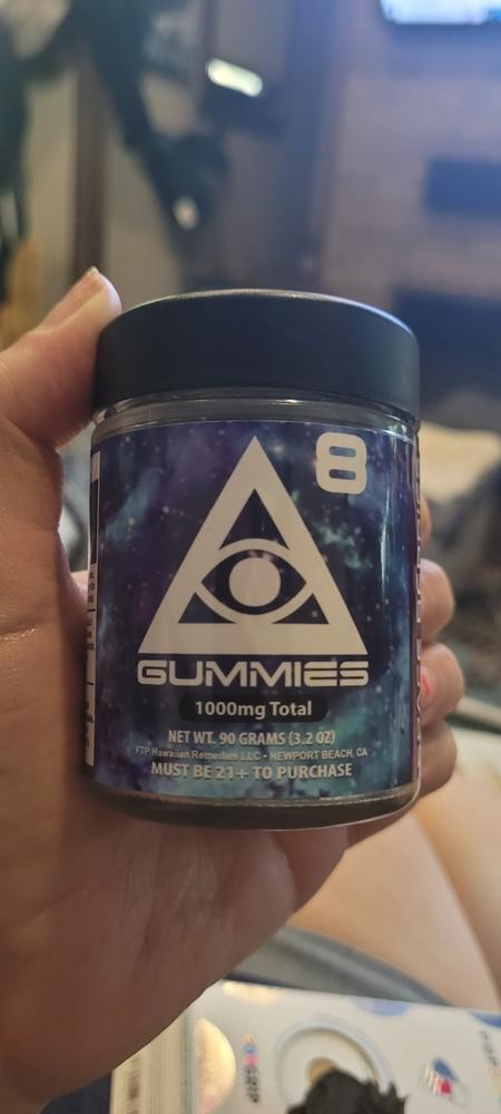 iDELTA8 Delta 8 Gummies 20ct - 50mg Per Gummy - Space Berries (Blueberry) - Customer Photo From Krystle r Parker
