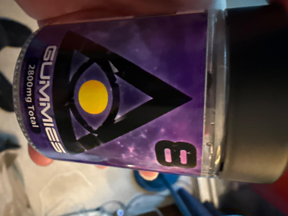 iDELTA Black Hole Delta 8 Gummies 2200mg (20 Pack) 110mg per gummy - Customer Photo From Catherine von Schroeder