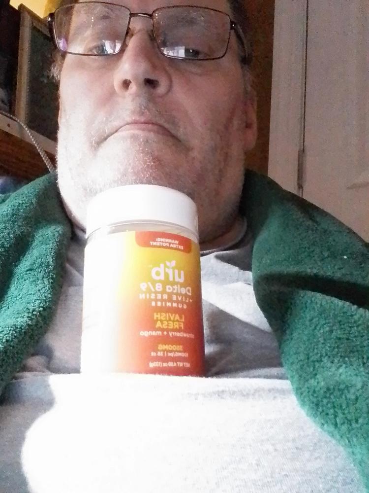 Buy URB Delta 8 | Delta 9 Gummies 3500mg - Lavish Fresa - Customer Photo From Charles Fuller