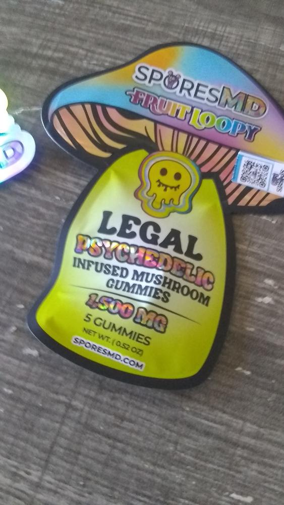 Purple Amanita Mushroom Gummies 3000mg (5 pack) - Customer Photo From Tod