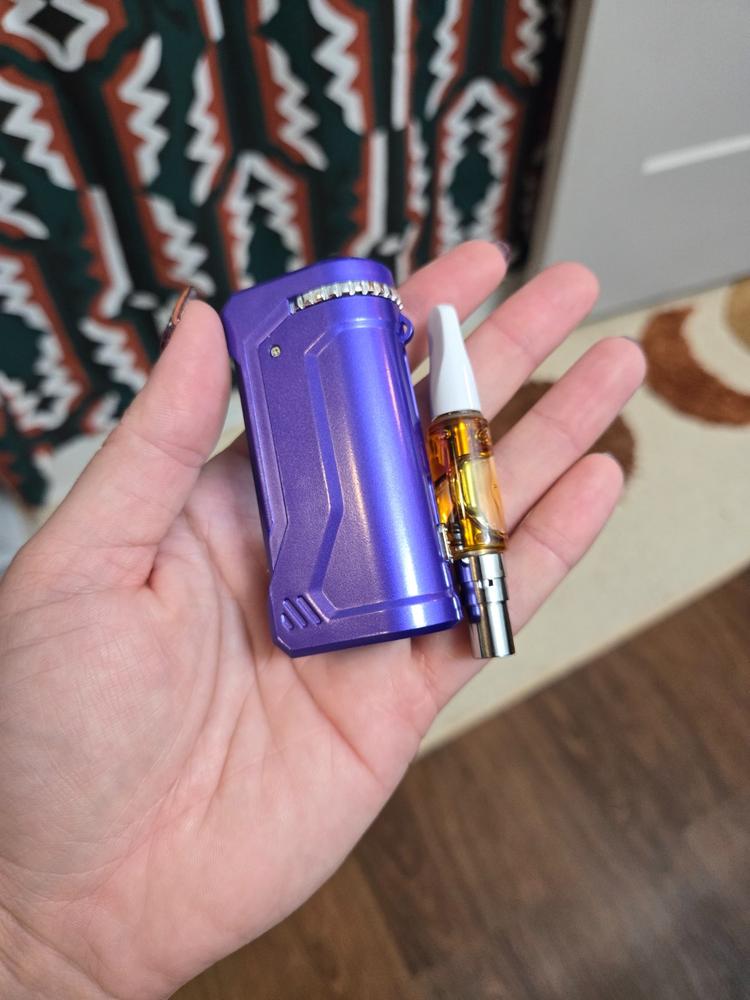 Delta Extrax Adios Cartridge 2G - Berry Pie (Sativa) x Apple Fritter (Hybrid) - Customer Photo From Lacey Seawright