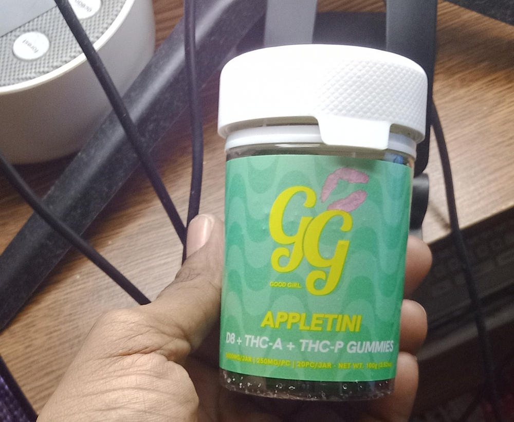 Good Girl D8 THC-A Gummies 5000mg - Appletini - Customer Photo From charita Lightner